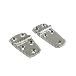 316 Stainless Steel Heavy Duty Boat Yacht Mirror Polish Door Hinge Marine Hardware Trapezoidal Five Hole Hinge