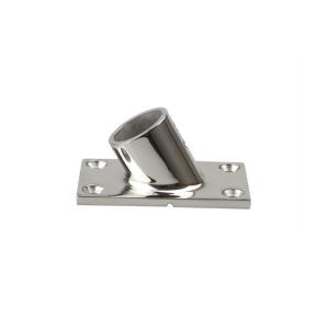 Marine Boat Hand Rail Fitting Rectangular Base 60 Degree 316 Stainless Steel Boat Handrail Round Base Marine Hardware