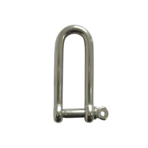 Stainless Steel 304/316 Long D-Shackle D-Type Shackle Sling Accessories Steel Wire Rope Sling Chain Sling