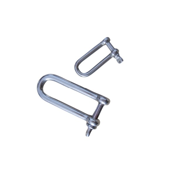 Stainless Steel 304/316 Long D-Shackle D-Type Shackle Sling Accessories Steel Wire Rope Sling Chain Sling