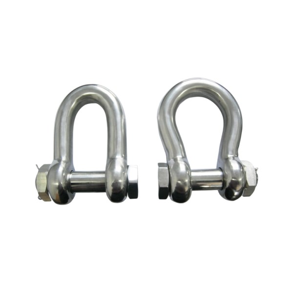 Stainless Steel Meigong Insurance Shackle Bow With Nut Shackle Sling Accessories Lifting Accessories